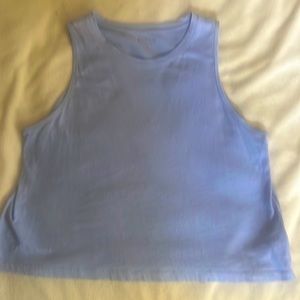 Athleta blue tank top size medium